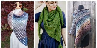 6 Gorgeous Lace Shawl Free Crochet Pattern