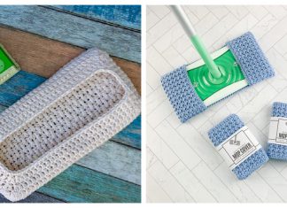 Reusable Duster Cover Free Crochet Pattern