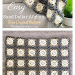 Sand Dollar Afghan Free Crochet Pattern
