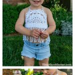 Toddler Boho Halter Top Free Crochet Pattern