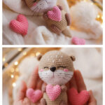 Valentine’s Day Otter with Heart Crochet Pattern