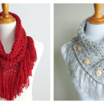 Fringe Cowl Free Crochet Patterns
