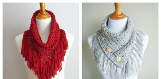 Fringe Cowl Free Crochet Patterns