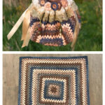 Granny Square Fat Bottom Bag Free Crochet Pattern