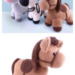 Horse Bundle Horse Donkey Zebra Amigurumi Free Crochet Pattern
