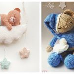 Sleepy Bear Amigurumi Crochet Patterns