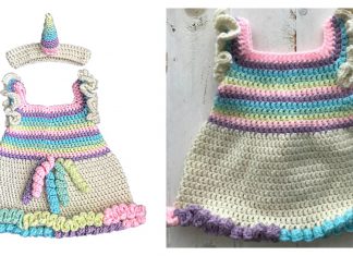 Unicorn Dress Free Crochet Pattern