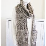 Driftwood Pocket Scarf Free Crochet Pattern