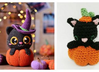 Pumpkin Cat Amigurumi Crochet Patterns