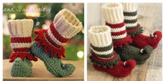 Adorable Christmas Elf Shoes Crochet Pattern