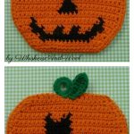 Halloween Pumpkin Potholders Crochet Pattern