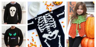 Halloween Sweater Free Crochet Pattern