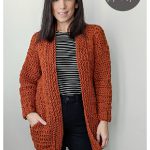Hand in My Pocket Cardigan Free Crochet Pattern