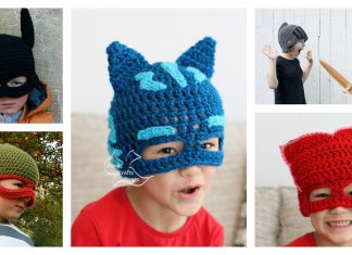 Kids Mask Hat Free Crochet Pattern and Paid