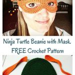 Ninja Turtle Child’s Beanie with Mask Free Crochet Pattern