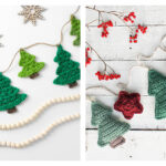 10+ Christmas Tree Garland Crochet Patterns