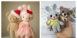 Bear and Bunny Buddies Free Crochet Patterns