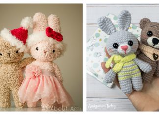 Bear and Bunny Buddies Free Crochet Patterns