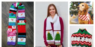 Christmas Scarf Crochet Patterns