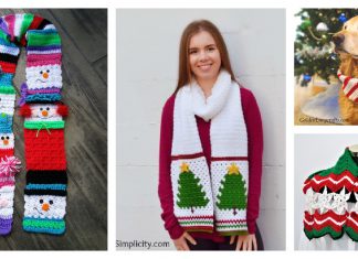 Christmas Scarf Crochet Patterns