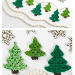 Christmas Tree Garland Crochet Pattern