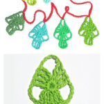 Christmas Tree Garland Free Crochet Pattern