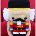 Cuddle-Sized Nutcracker Amigurumi Crochet Pattern