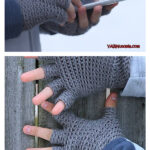Freestyle Fingerless Gloves Free Crochet Pattern and Video Tutorial