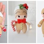 Gingerbread Man Amigurumi Crochet Patterns