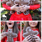 Gingerbread Men Amigurumi Crochet Pattern