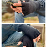 Gloves with Fingers Free Crochet Pattern
