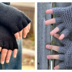 Half Finger Gloves Free Crochet Pattern