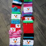 Sampler Snowman Scarf Crochet Pattern