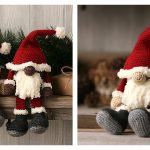 Santa Gnome Free Crochet Pattern