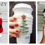 10+ Christmas Mug Cozy Free Crochet Patterns