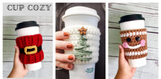 10+ Christmas Mug Cozy Free Crochet Patterns