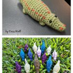 All in One Crocodile Alligator Amigurumi Free Crochet Pattern