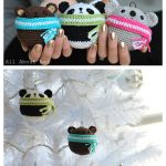 Amigurumi Teddy Ornaments Free Crochet Pattern