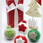 Christmas Baubles Free Crochet Pattern