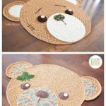 Classic Teddy Bear Rug Crochet Pattern