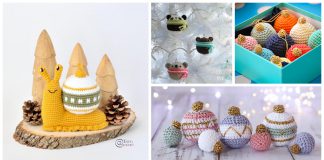 Cute Christmas Bauble Free Crochet Pattern