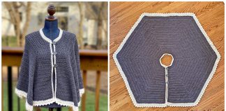 Icing on the Circle Cape Free Crochet Pattern