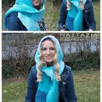Moss Stitch Hooded Scarf Free Crochet Pattern
