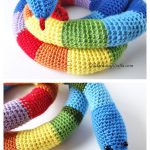 Rainbow Snake Amigurumi Free Crochet Pattern