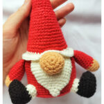 Santa Gnome Amigurumi Free Crochet Pattern