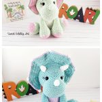Triceratops Amigurumi Crochet Pattern
