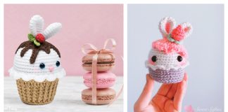 Bunny Cupcake Crochet Patterns