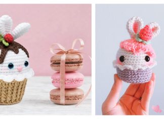 Bunny Cupcake Crochet Patterns