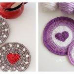 Heart in a Circle Crochet Patterns