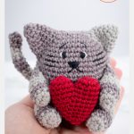 Love Cat Amigurumi Free Crochet Pattern